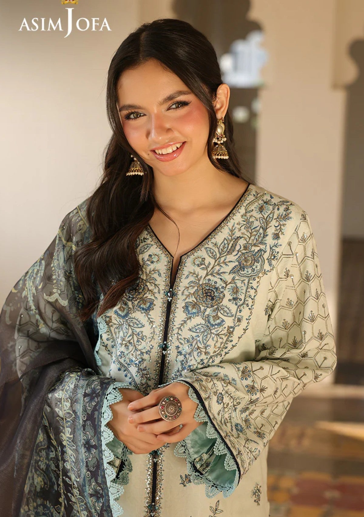 Lawn - Asim Jofa - Eid Signature - Festive 25 - AJUBF-10