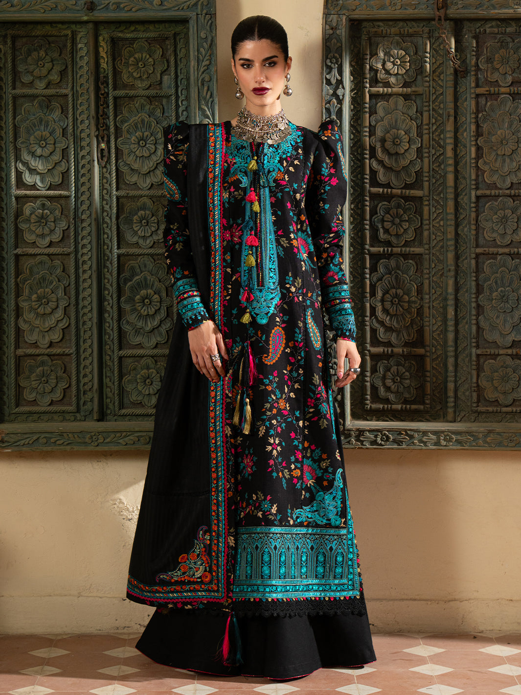 Bin Ilyas | Gulrukh Khaddar 25 | 67-A - Official Bin Ilyas stockist in UK - Sakeena London