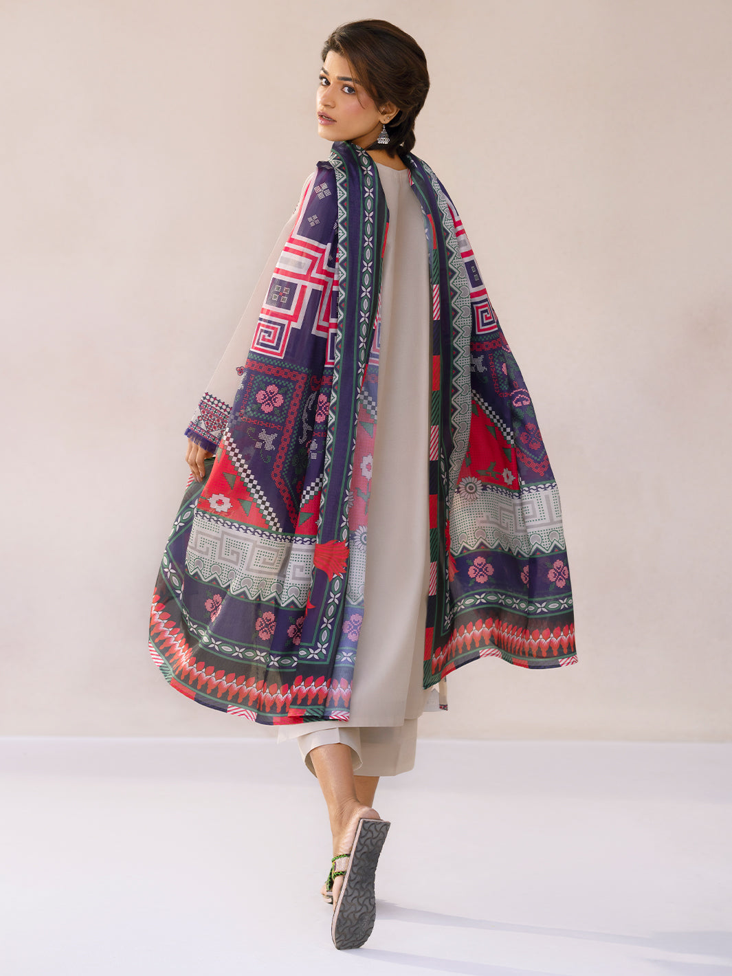 Bin Ilyas | Aaina Summer Edit 25 | 86 - A - Official Bin Ilyas stockist in UK - Sakeena London