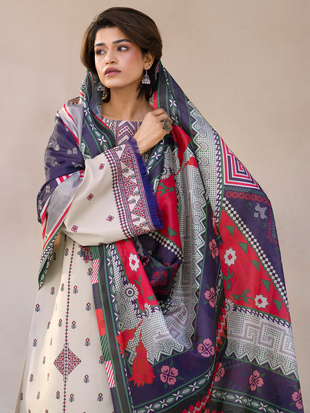 Bin Ilyas | Aaina Summer Edit 25 | 86 - A - Official Bin Ilyas stockist in UK - Sakeena London