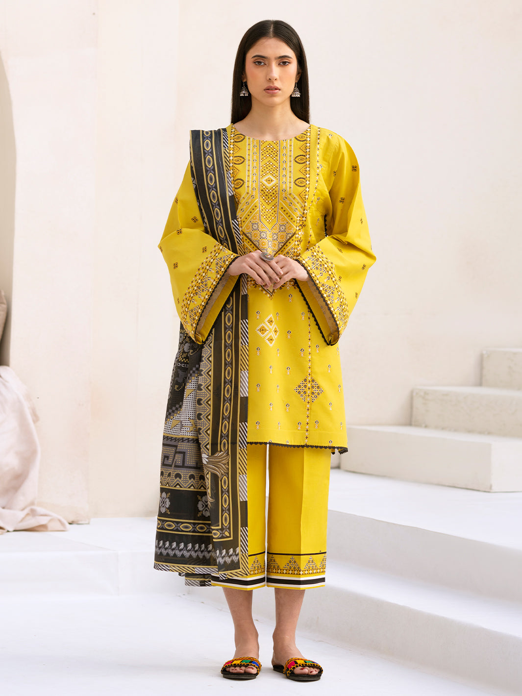 Bin Ilyas | Aaina Summer Edit 25 | 86 - B - Official Bin Ilyas stockist in UK - Sakeena London