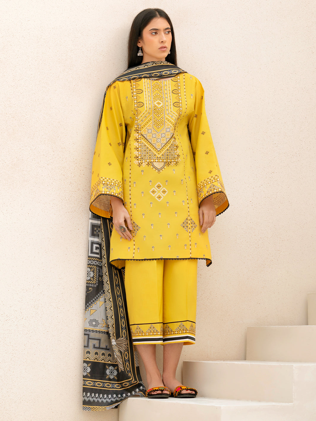 Bin Ilyas | Aaina Summer Edit 25 | 86 - B - Official Bin Ilyas stockist in UK - Sakeena London