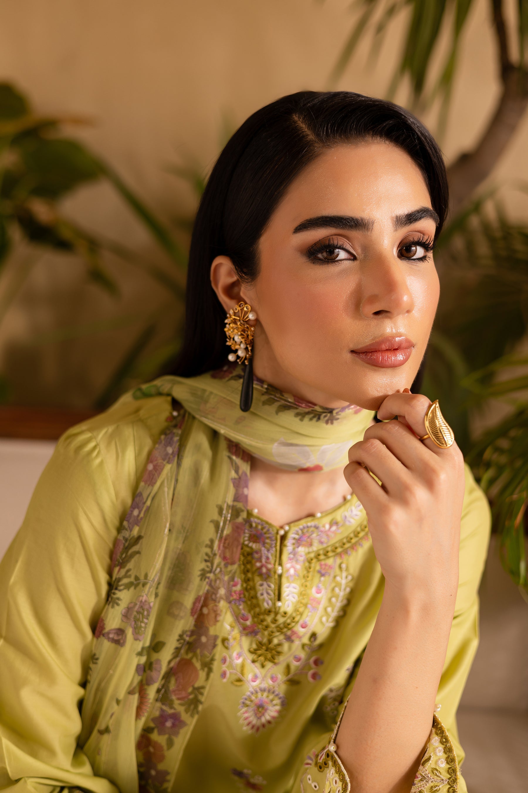 Batik | Nyra Embroidered Summer Solids | Apple Pie - Official Batik stockist in UK - Sakeena London