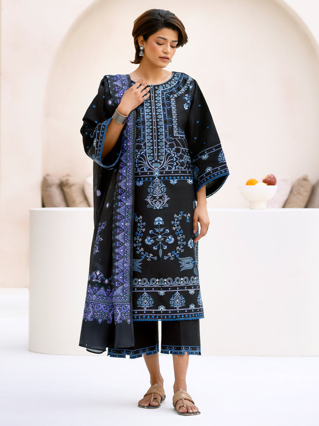 Bin Ilyas | Aaina Summer Edit 25 | 87 - A - Official Bin Ilyas stockist in UK - Sakeena London