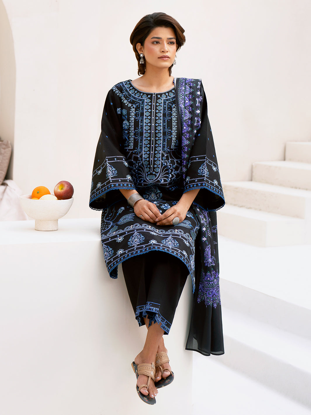 Bin Ilyas | Aaina Summer Edit 25 | 87 - A - Official Bin Ilyas stockist in UK - Sakeena London