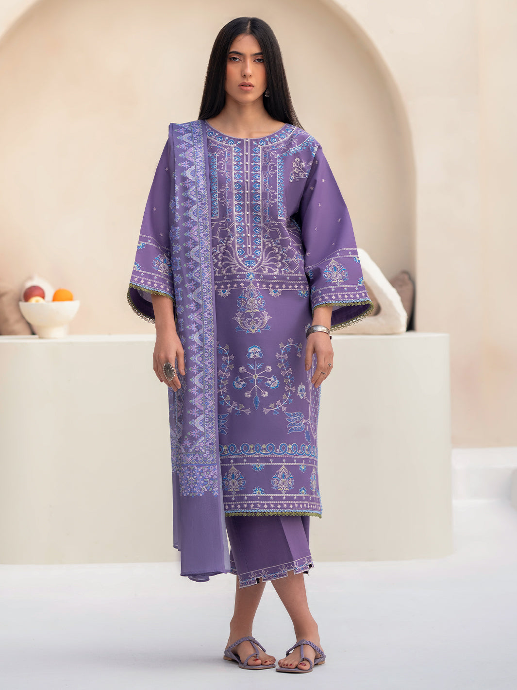 Bin Ilyas | Aaina Summer Edit 25 | 87 - B - Official Bin Ilyas stockist in UK - Sakeena London