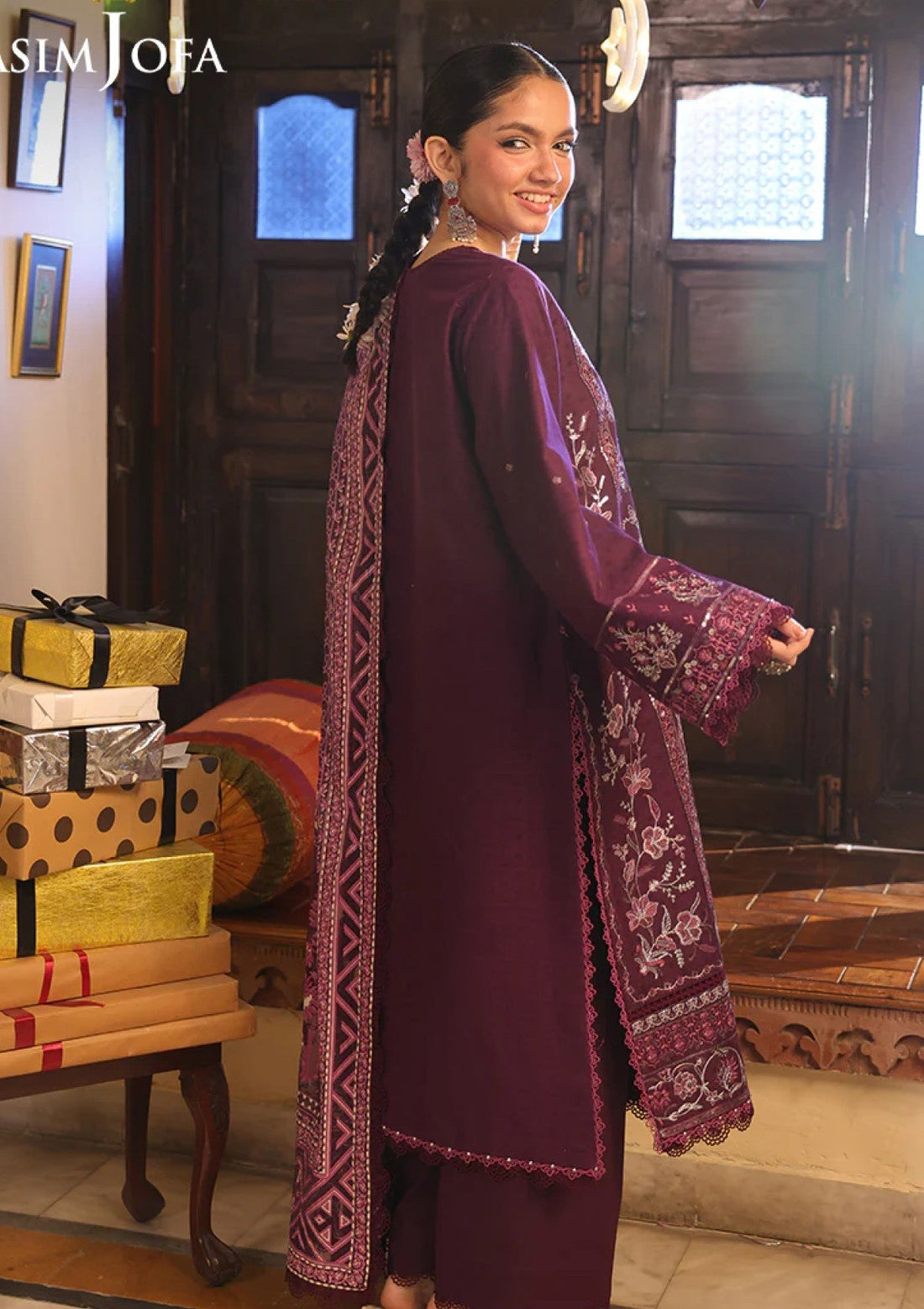 Lawn - Asim Jofa - Eid Signature - Festive 25 - AJUBF-11