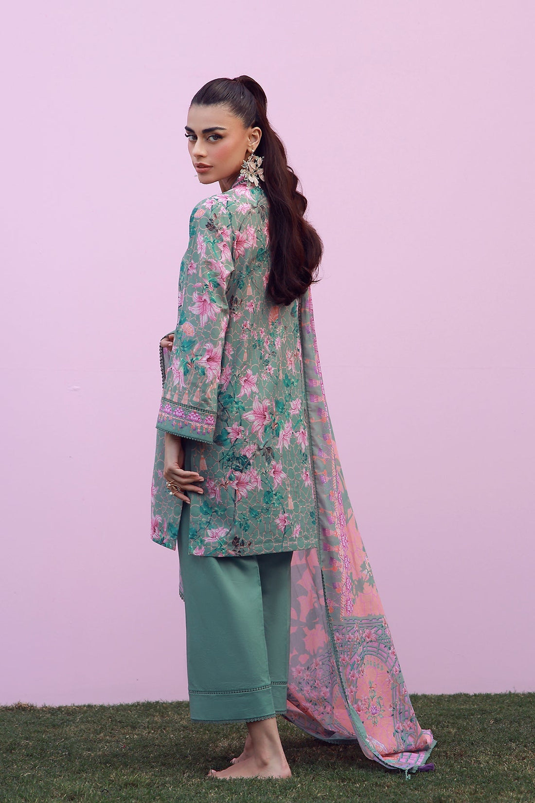 Sahar | Mirha Casual Pret | Olive Blush Reverie