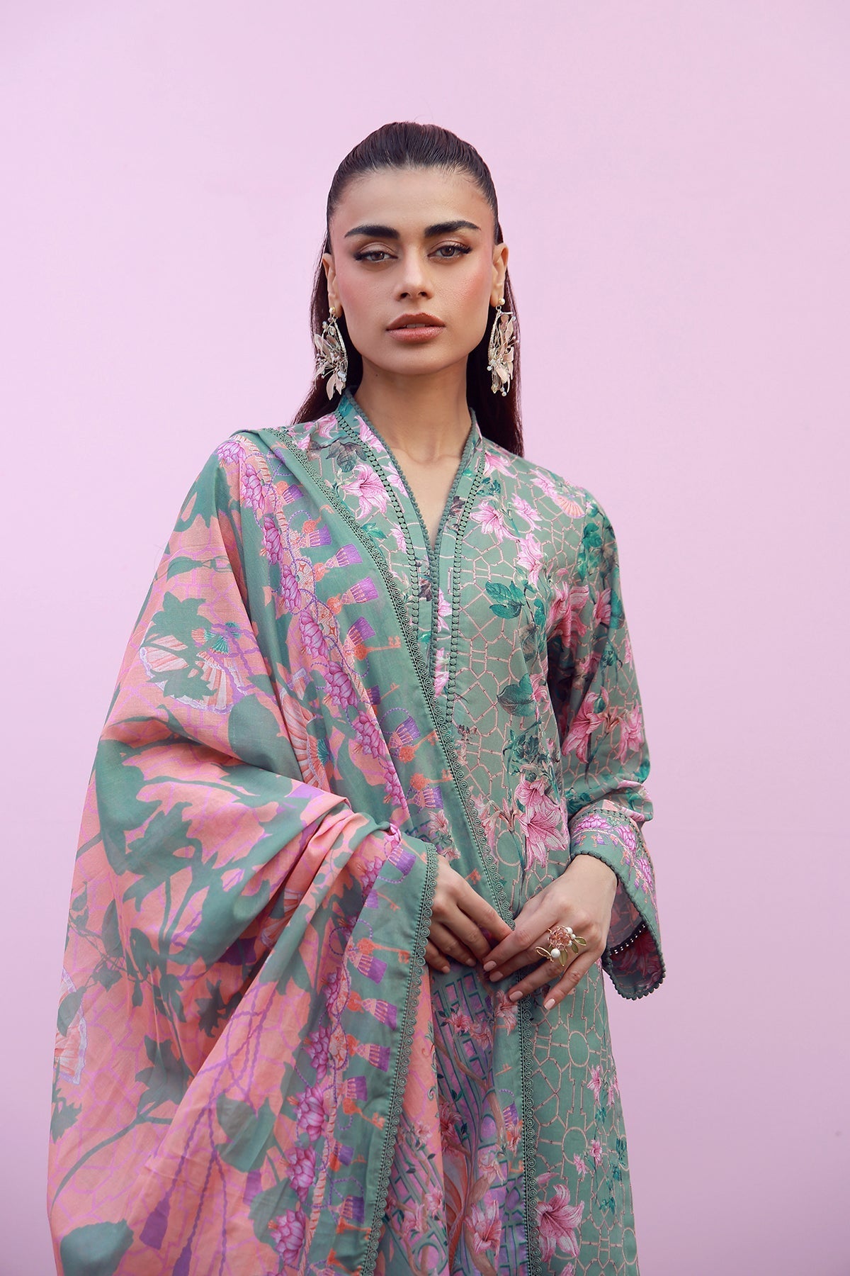 Sahar | Mirha Casual Pret | Olive Blush Reverie