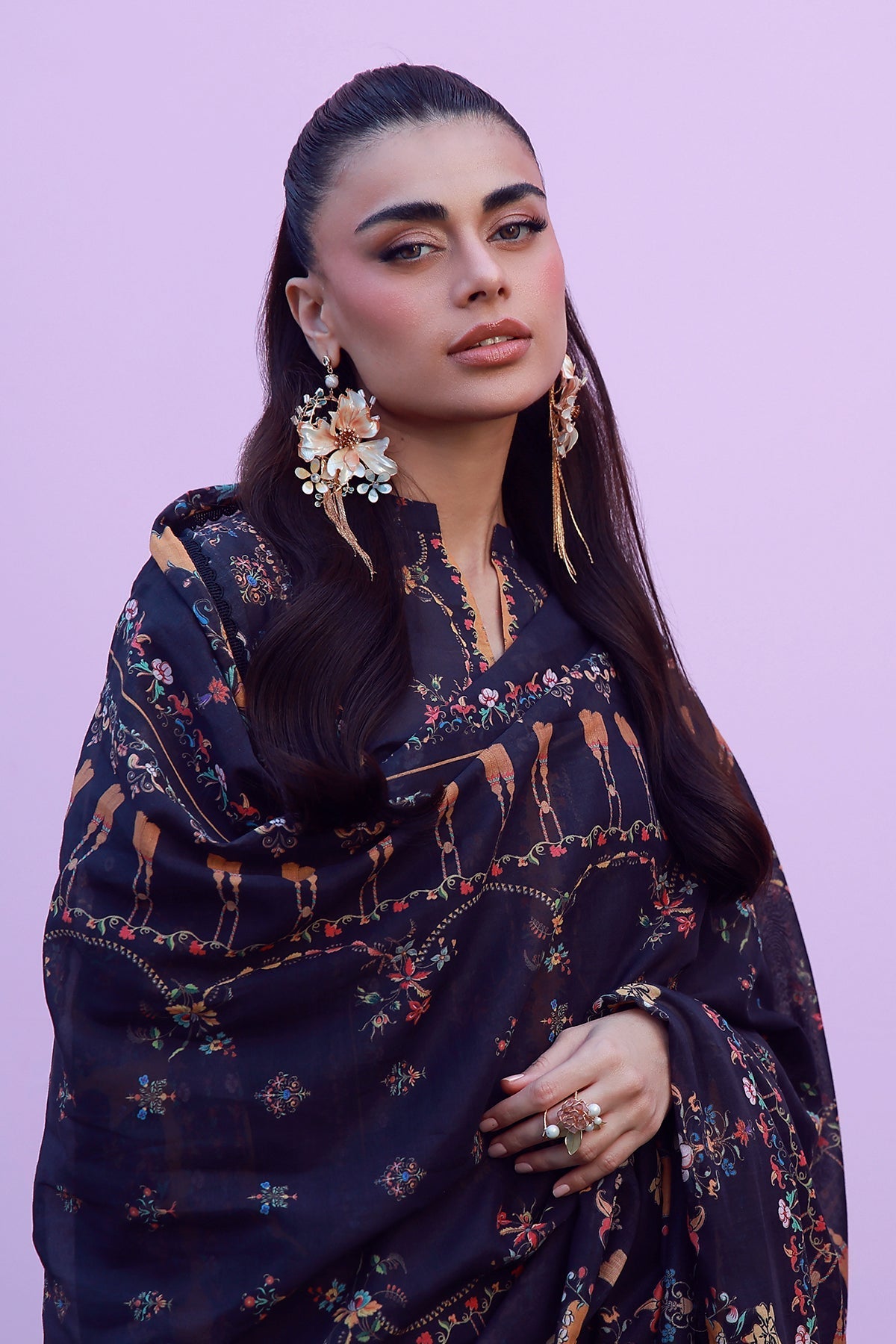Sahar | Mirha Casual Pret | Midnight Jardin