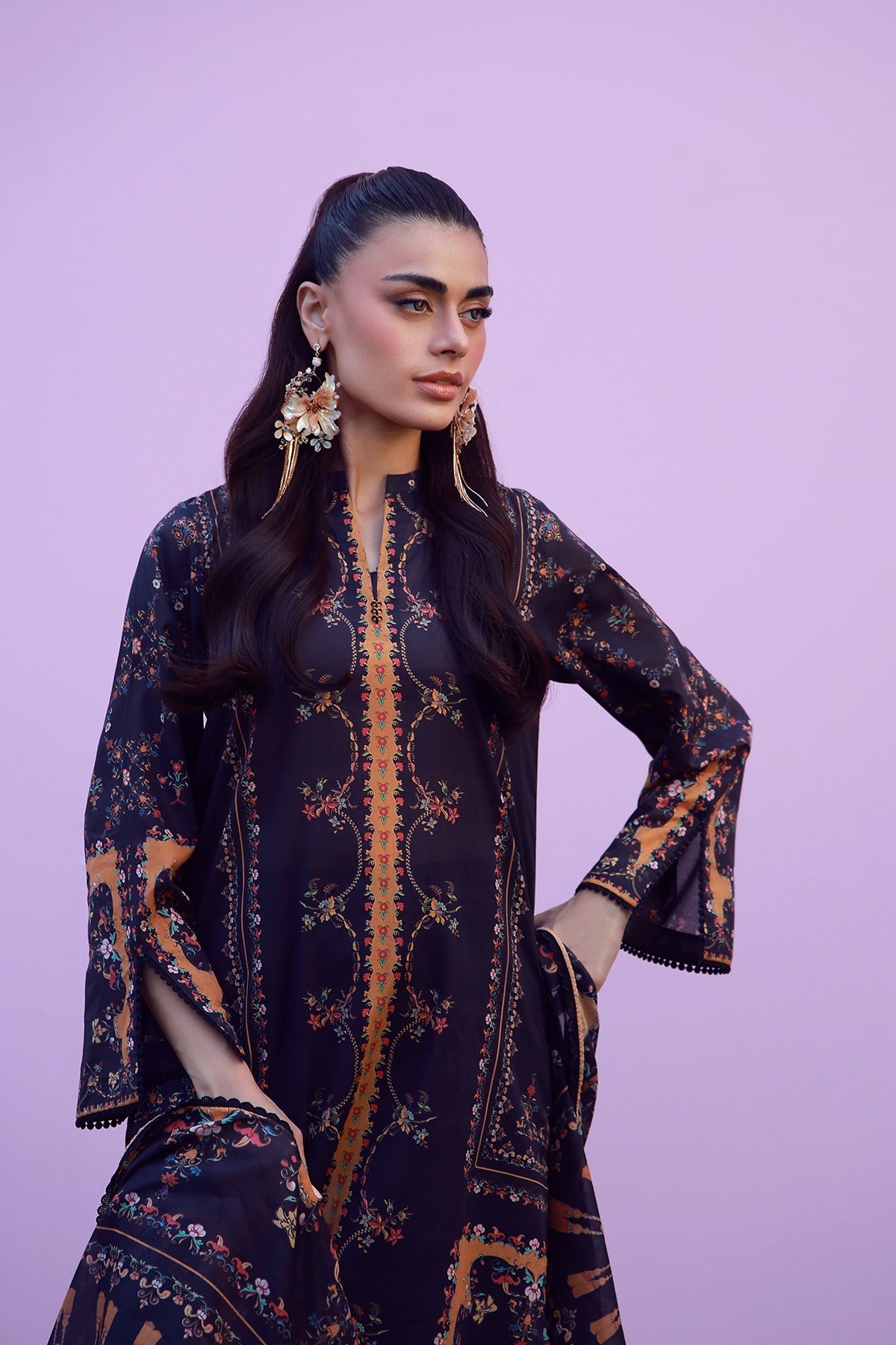 Sahar | Mirha Casual Pret | Midnight Jardin