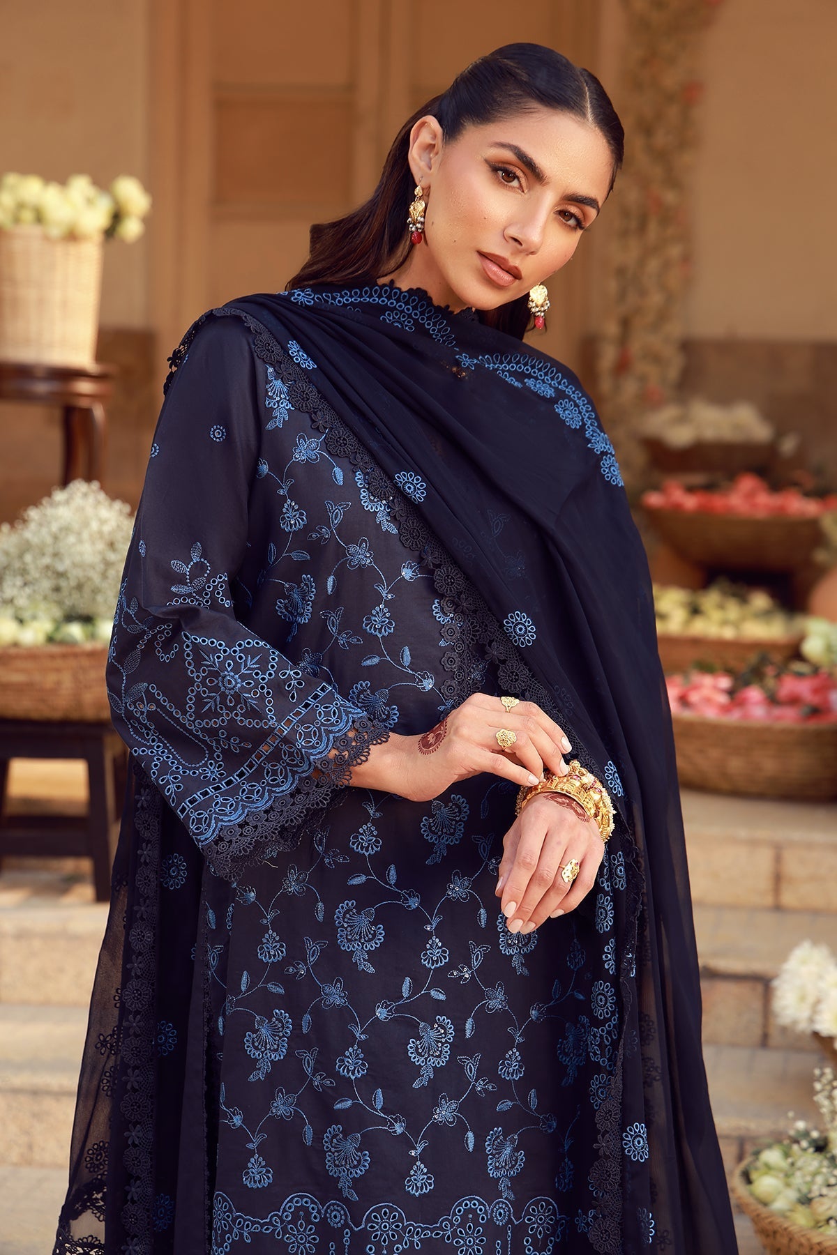 Sahar | Festive Edit 26 | Nocturne Indigo