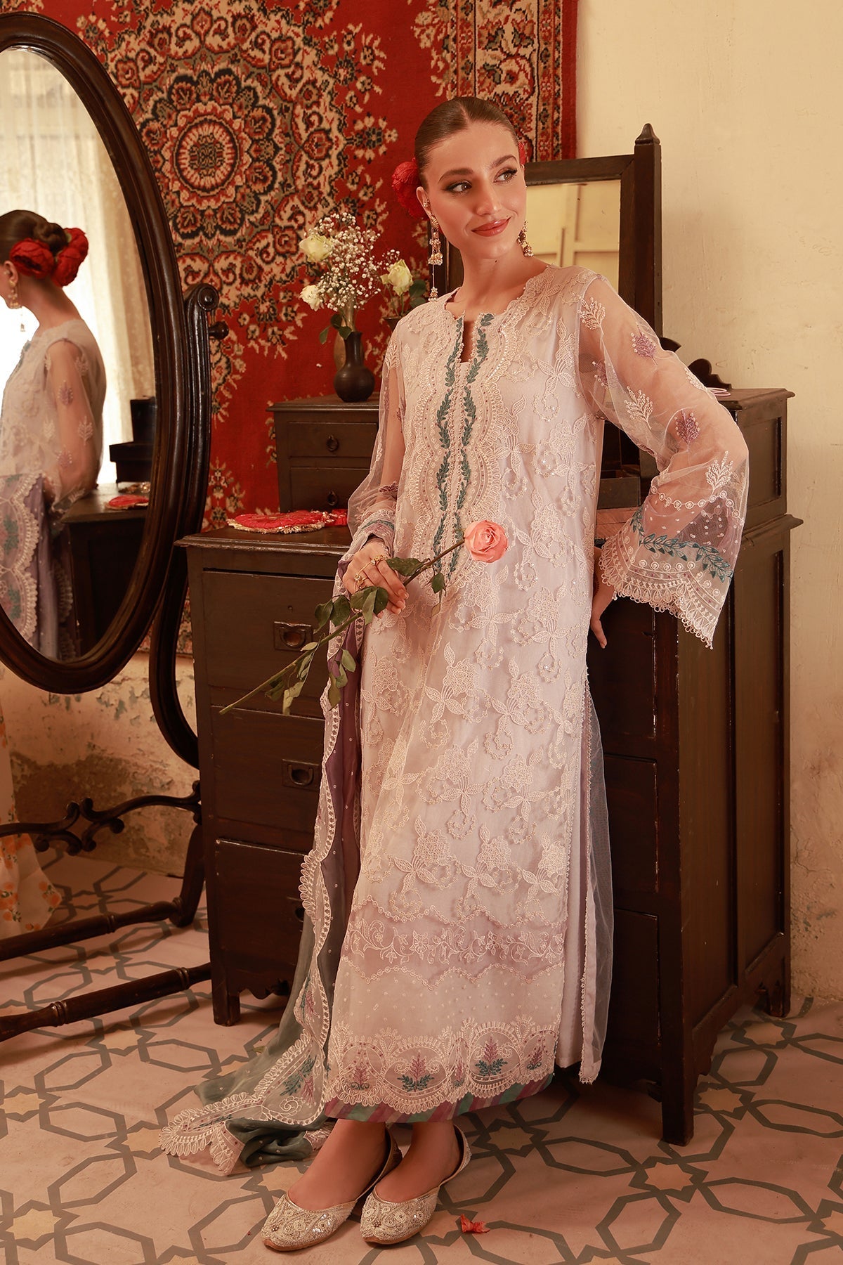 Sahar | Festive Edit 26 | Lilac Lace Reverie