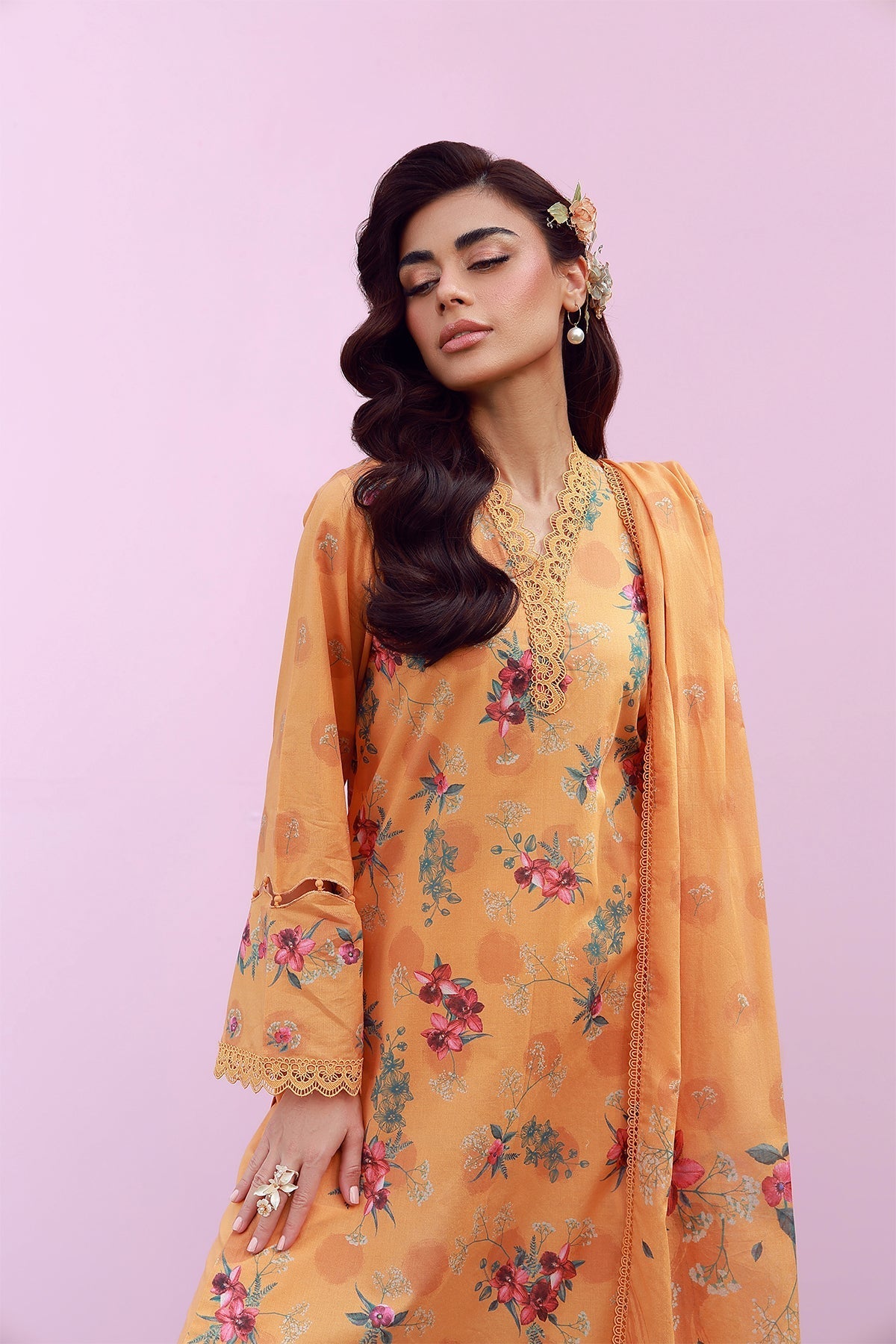 Sahar | Mirha Casual Pret | Marigold Mist