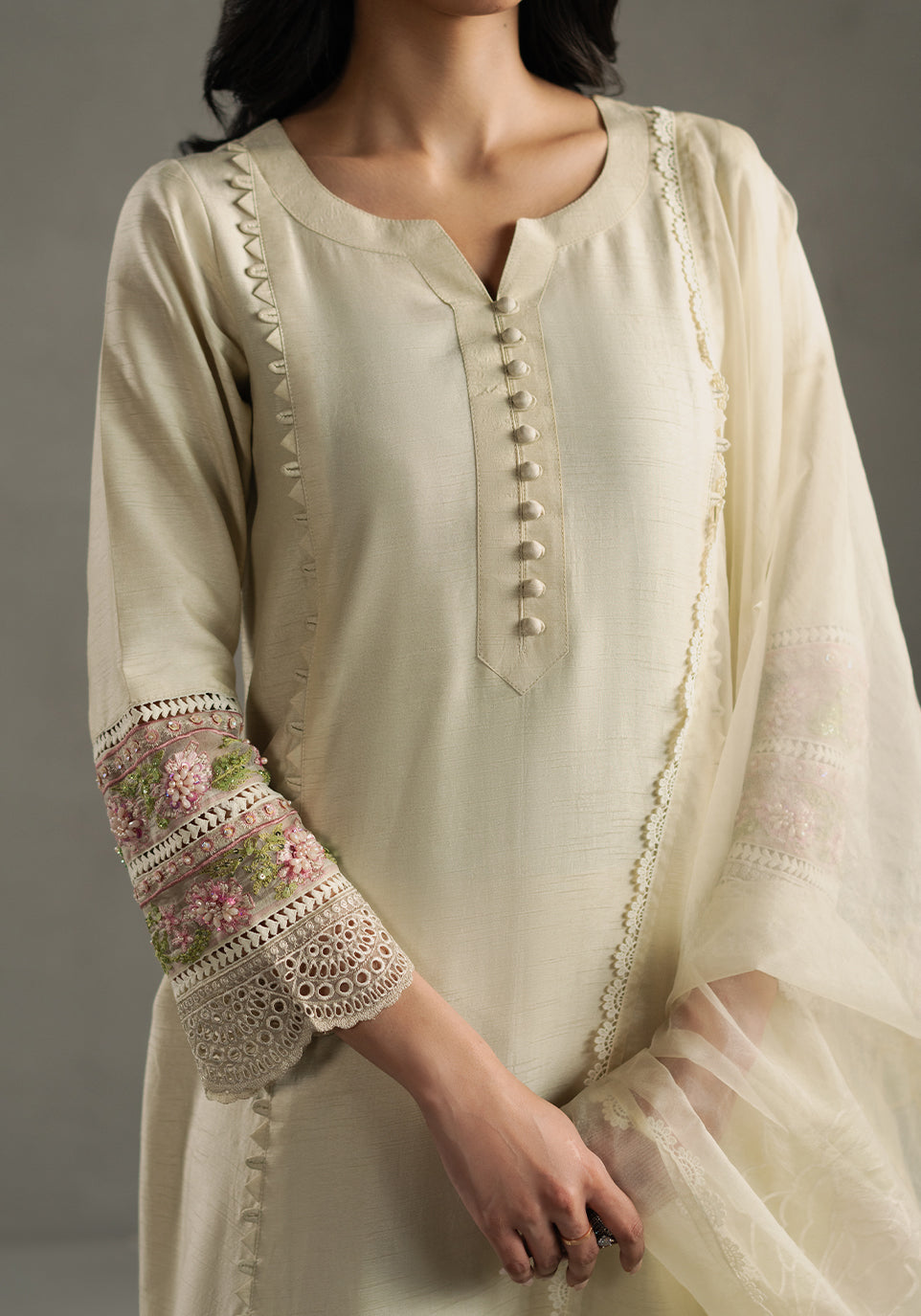 Zarqash | Silk Edit | ZQS 017 SUNLEE - Official Zarqash stockist in UK - Sakeena London