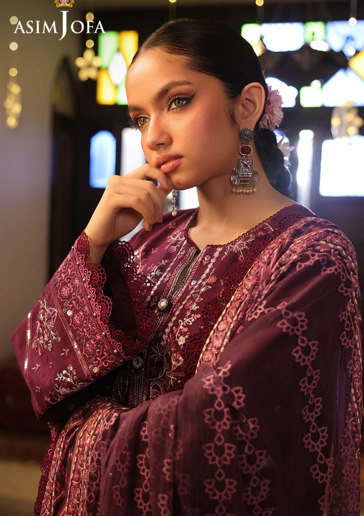 Lawn - Asim Jofa - Eid Signature - Festive 25 - AJUBF-11