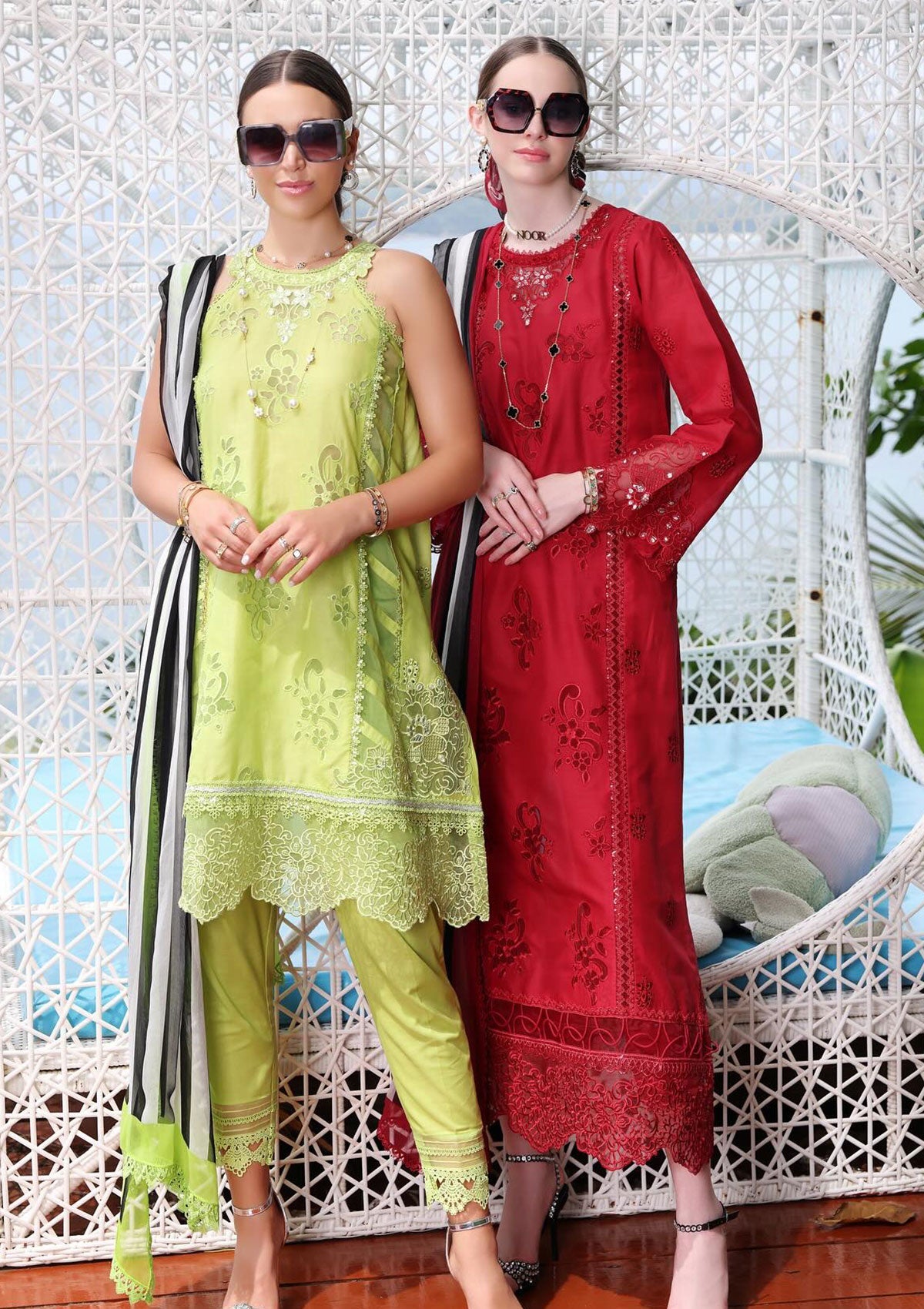 Lawn Collection - Noor - Saadia Asad - Luxe Printkari - NSL24#8-A