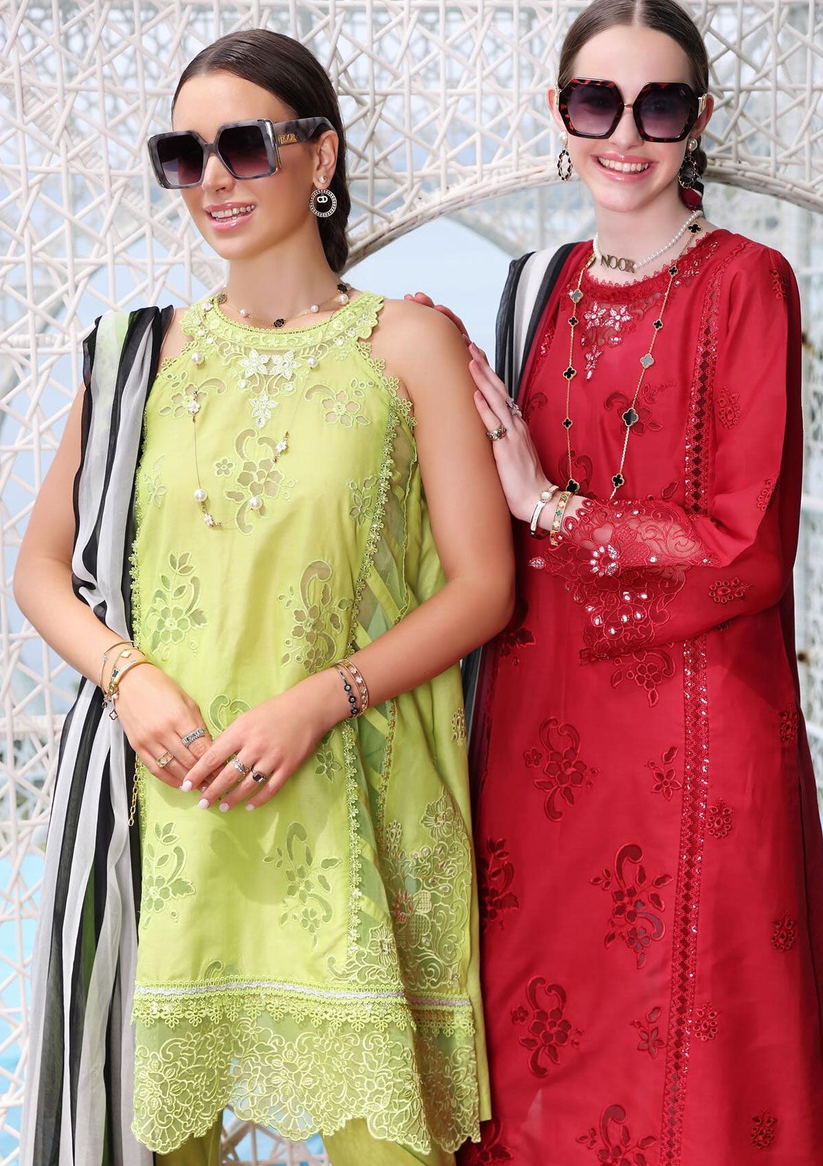 Lawn Collection - Noor - Saadia Asad - Luxe Printkari - NSL24#8-A