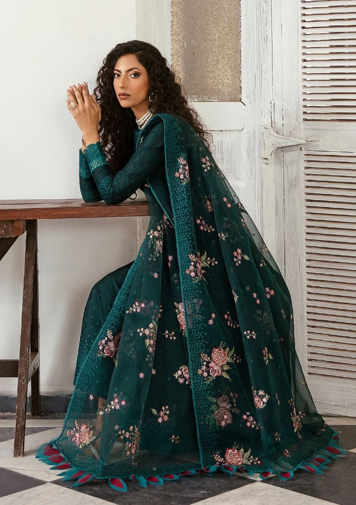 Lawn Collection - Jazmin - Iris - S/S - D#03 Green Gemstone