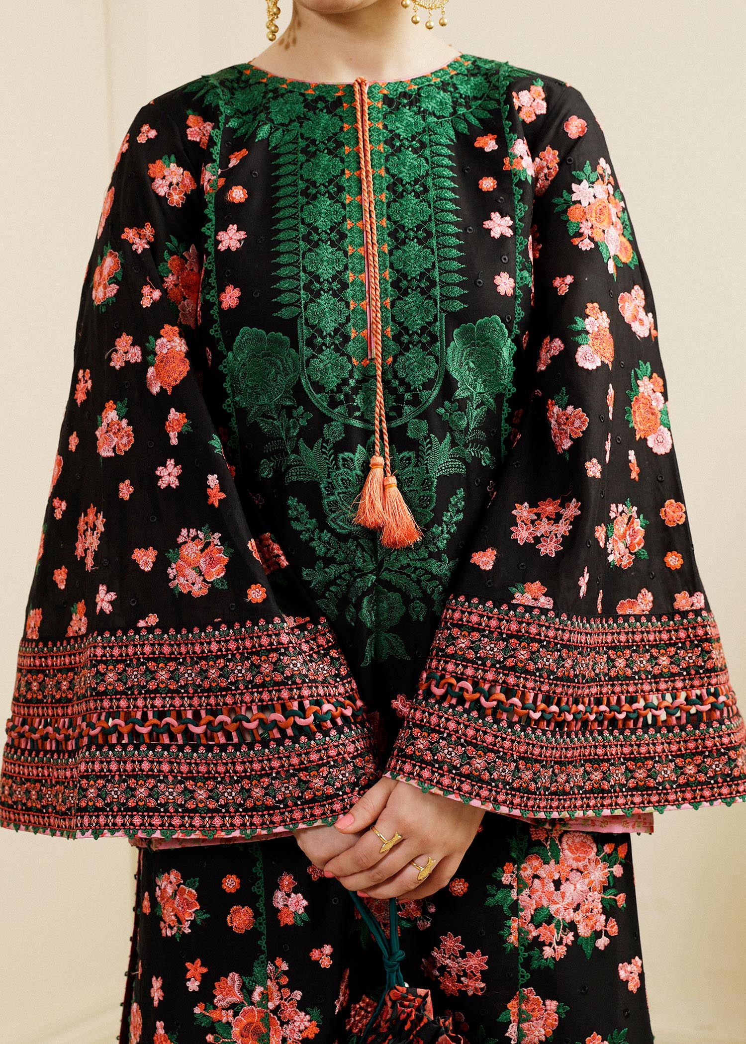 Hussain Rehar | Lawn SS 2023 | Noir - Official Hussain Rehar stockist in UK - Sakeena London