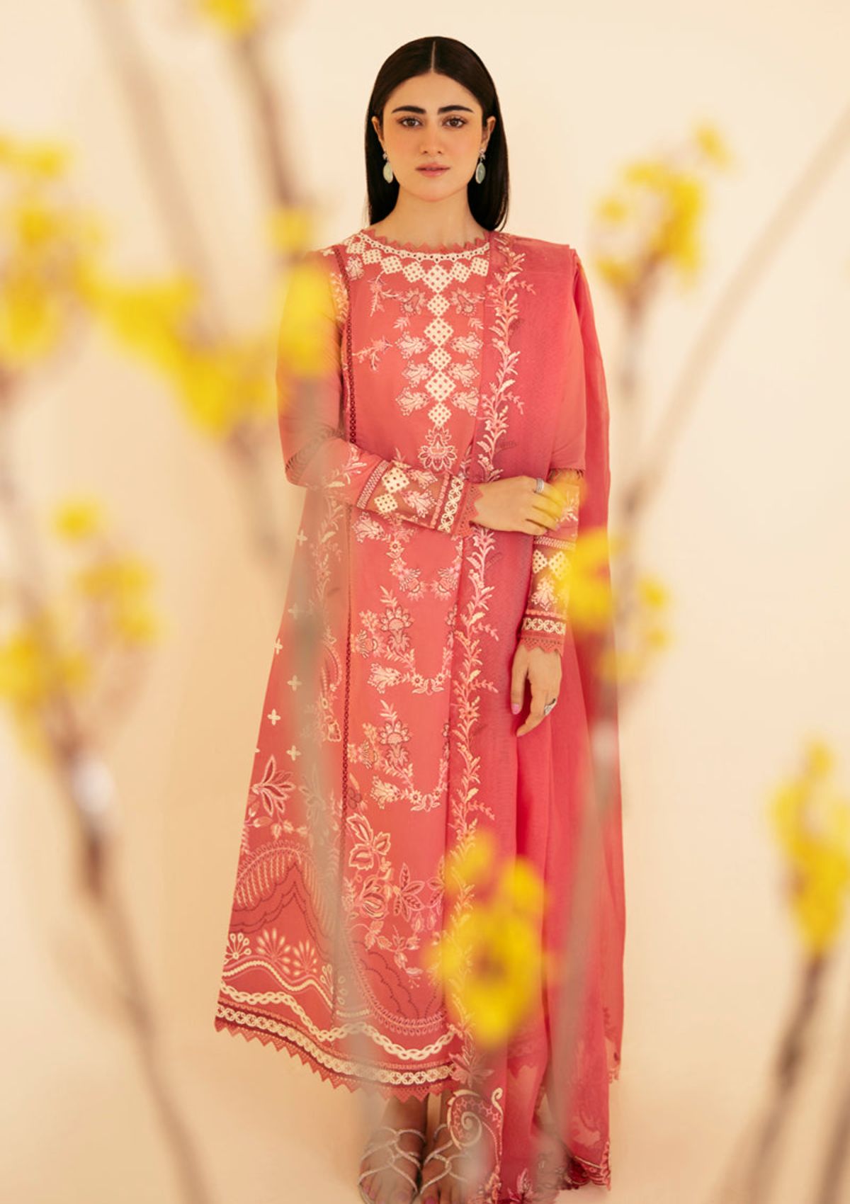 Lawn Collection - Qalamkar - Qlinekari 24 - SQ#09 - SENA