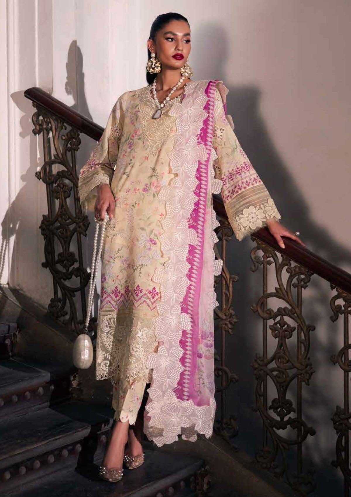 Lawn - Nureh - Glam Girl - Unstitched - GL25#14