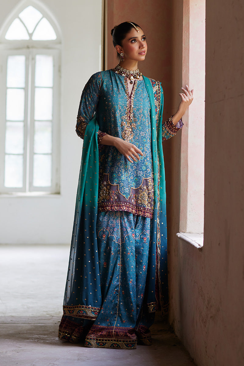 Mina Hassan | Formal Dholki Collection | Leela - Official Mina Hassan stockist in UK - Sakeena London