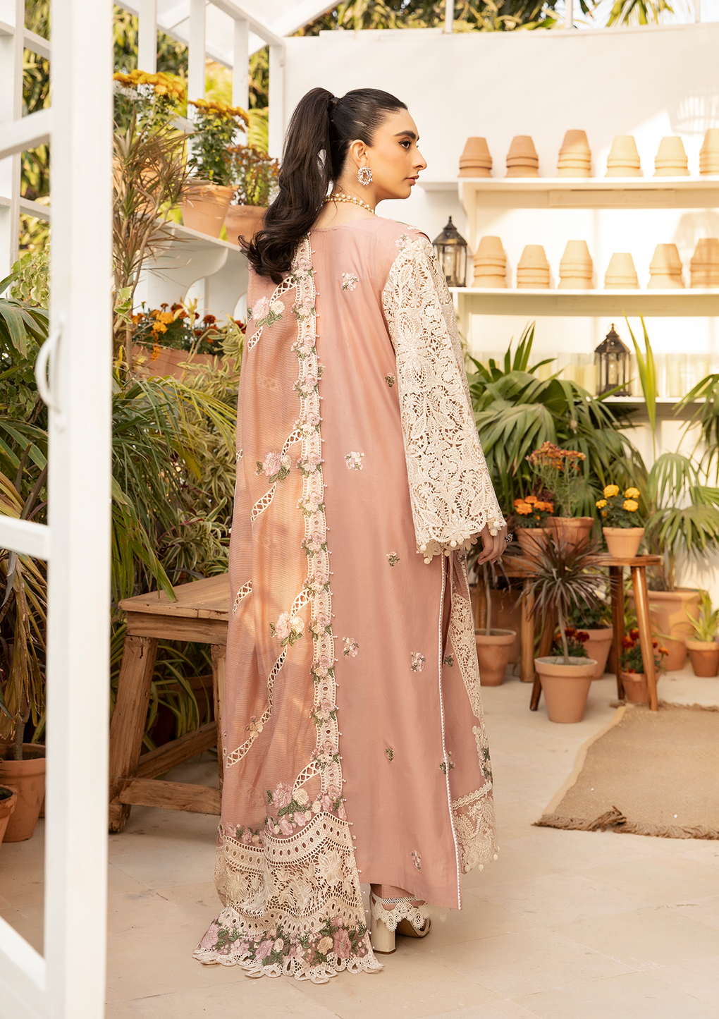 Elaf Premium | Luxury Lawn 25 | ELM-12 SHAHANA - Official Elaf Premium stockist in UK - Sakeena London