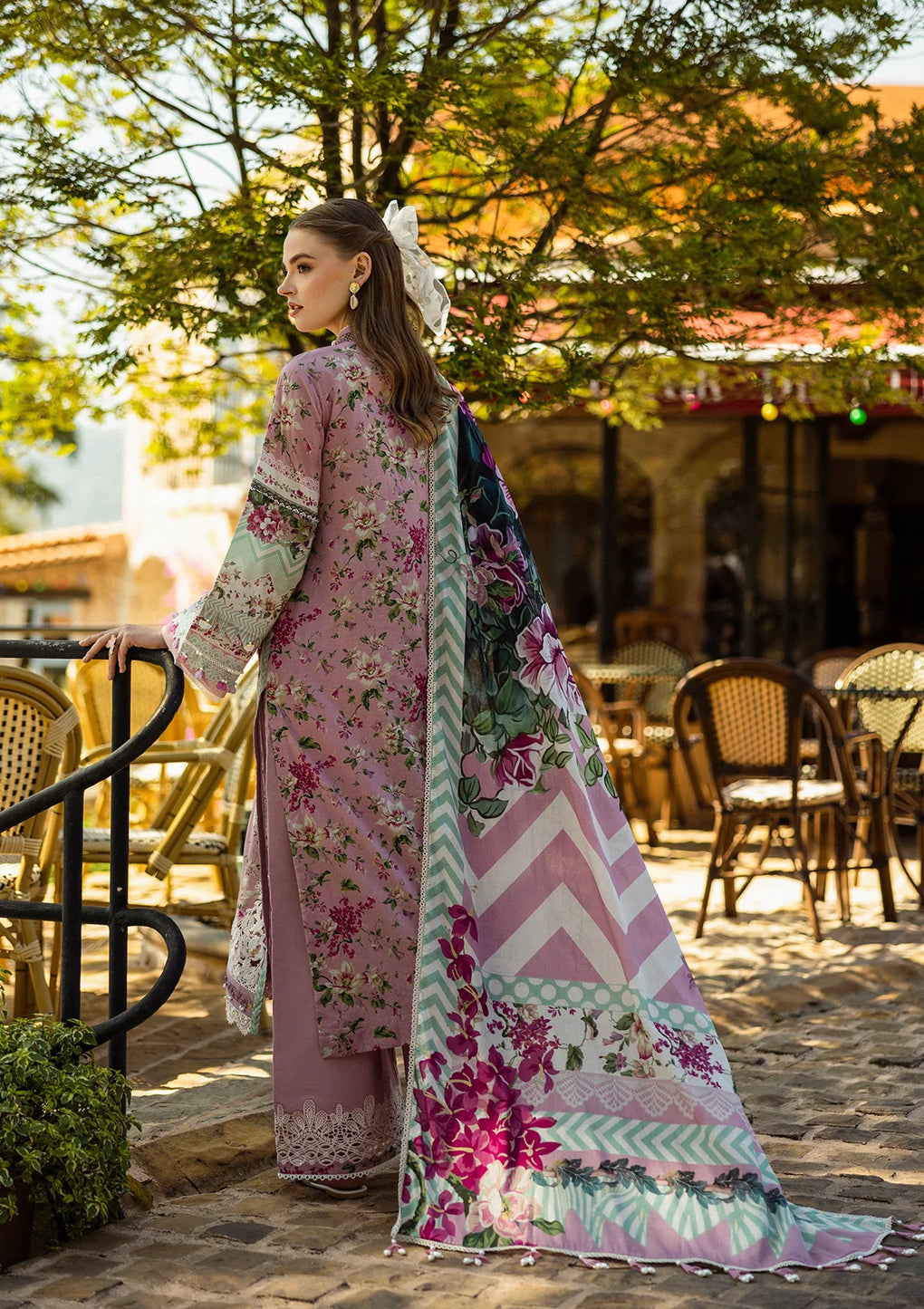 Elaf Premium | Print Chikankari 25 | ELK-05B FIA - Official Elaf Premium stockist in UK - Sakeena London