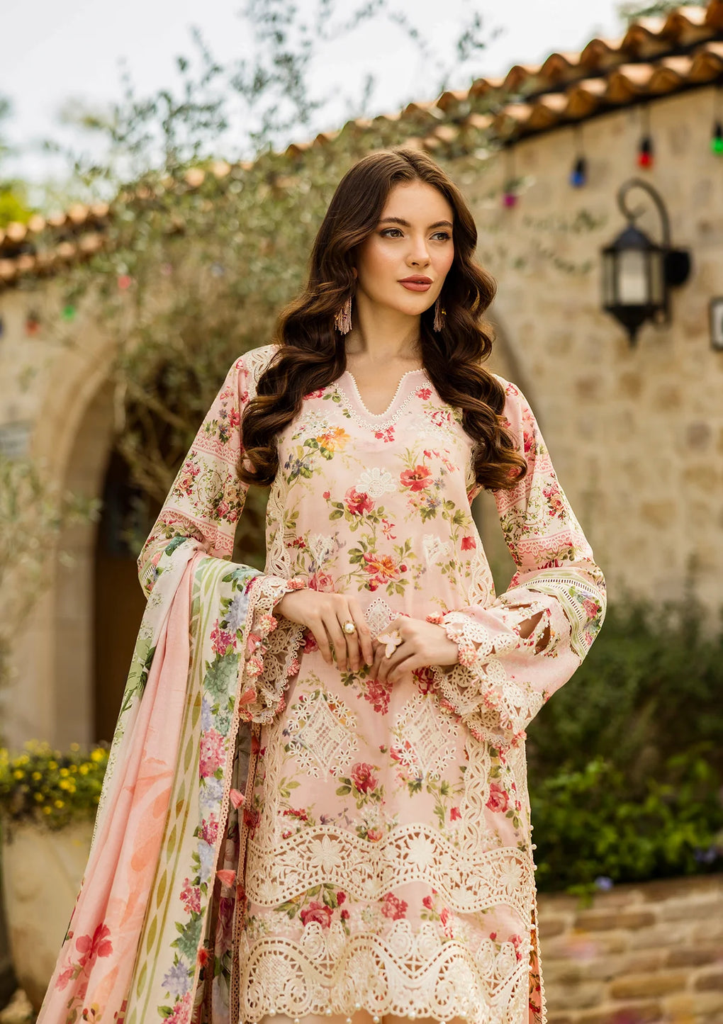 Elaf Premium | Print Chikankari 25 | ELK-04B TRUE LOVE - Official Elaf Premium stockist in UK - Sakeena London