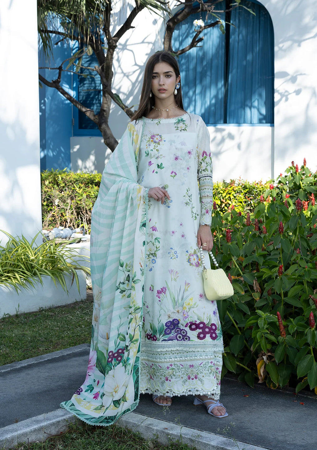 Elaf Premium | Prints Collection 26 | EPN-7B MOON FLOWER