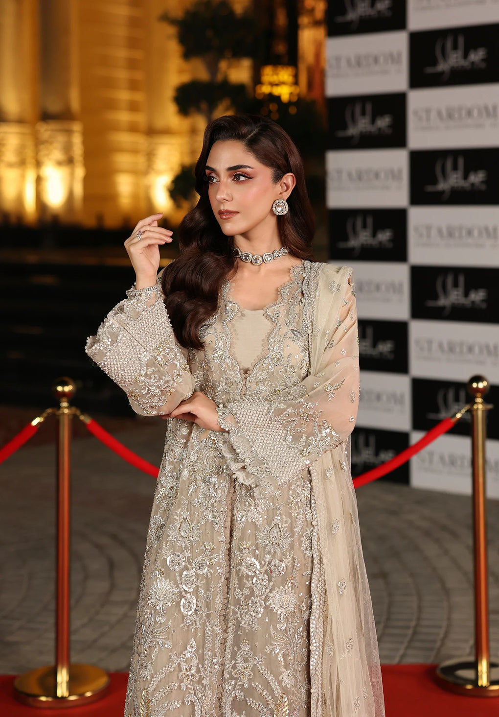 Elaf Premium | Stardom Formal Handwork 25 | ESH-08 STARDUST - Official Elaf Premium stockist in UK - Sakeena London