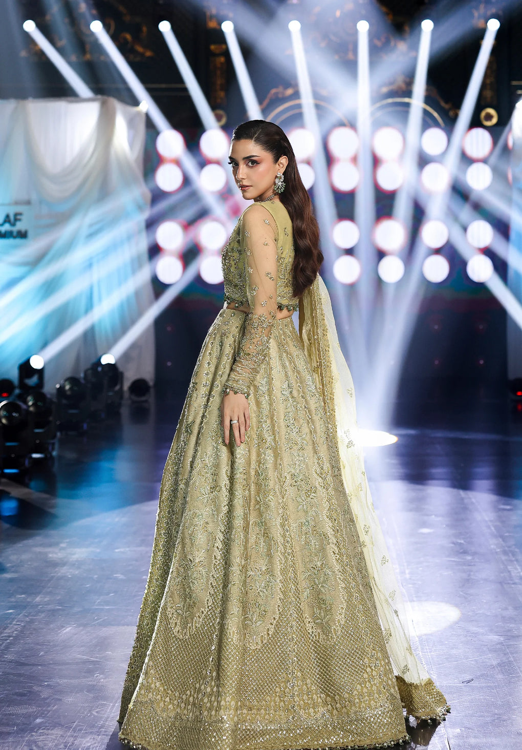 Elaf Premium | Stardom Formal Handwork 25 | ESH-07 MINT MAJESTY - Official Elaf Premium stockist in UK - Sakeena London