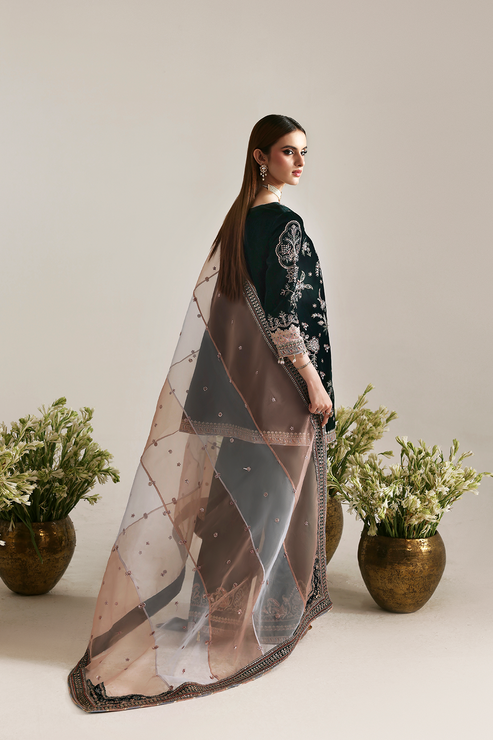 Emaan Adeel | Zarposh Velvet 25 | MEHRUUNISA - Official Emaan Adeel stockist in UK - Sakeena London