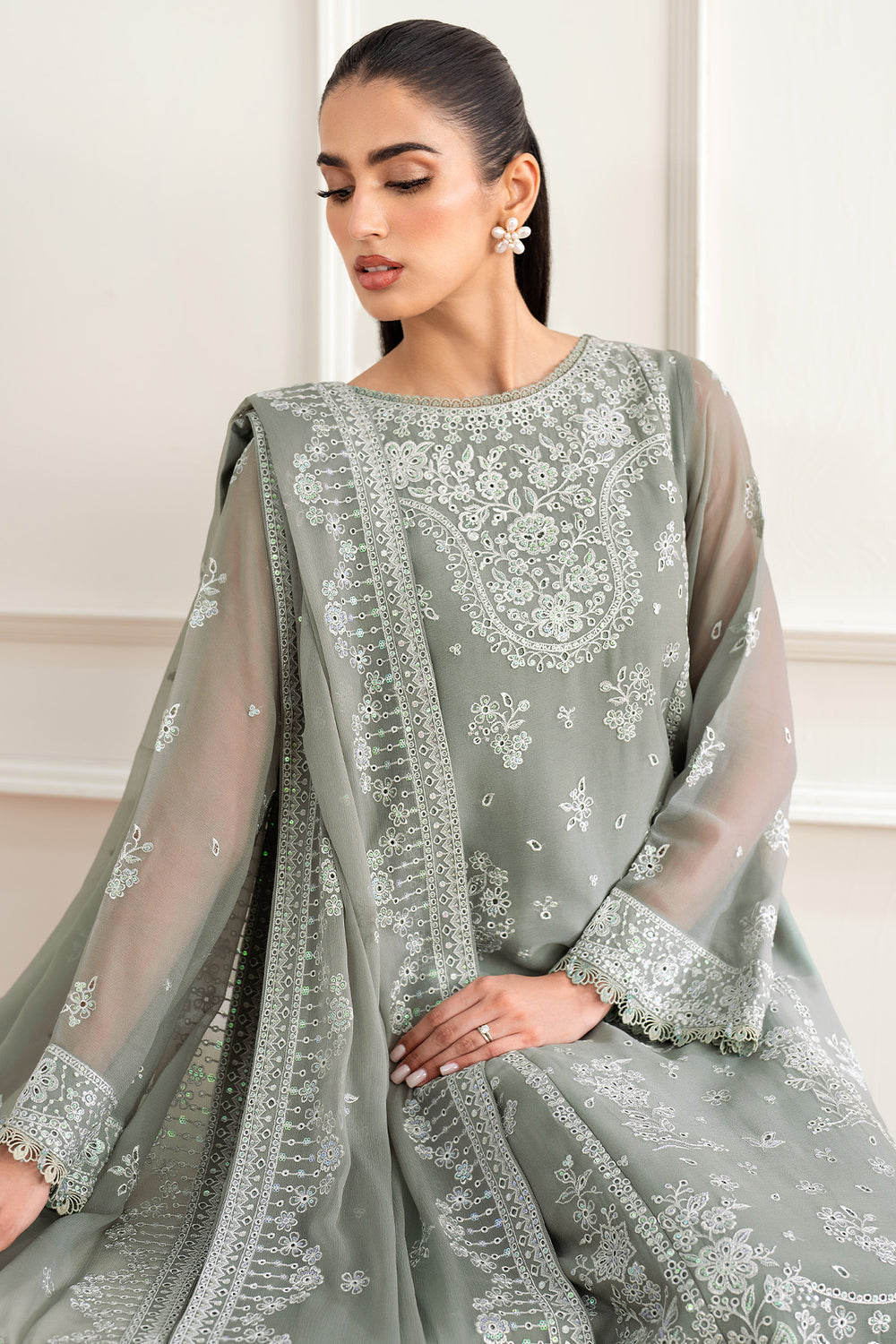 Farasha | Essence Formals 25 | Ash Green - Official Farasha stockist in UK - Sakeena London