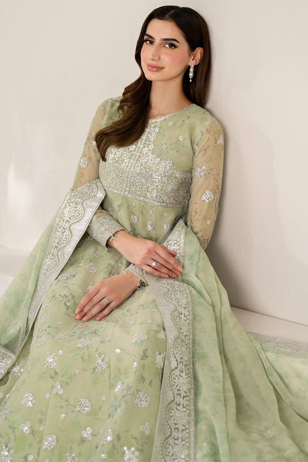 Farasha | Fiorella Formals | Sage Sparkle - Official Farasha stockist in UK - Sakeena London