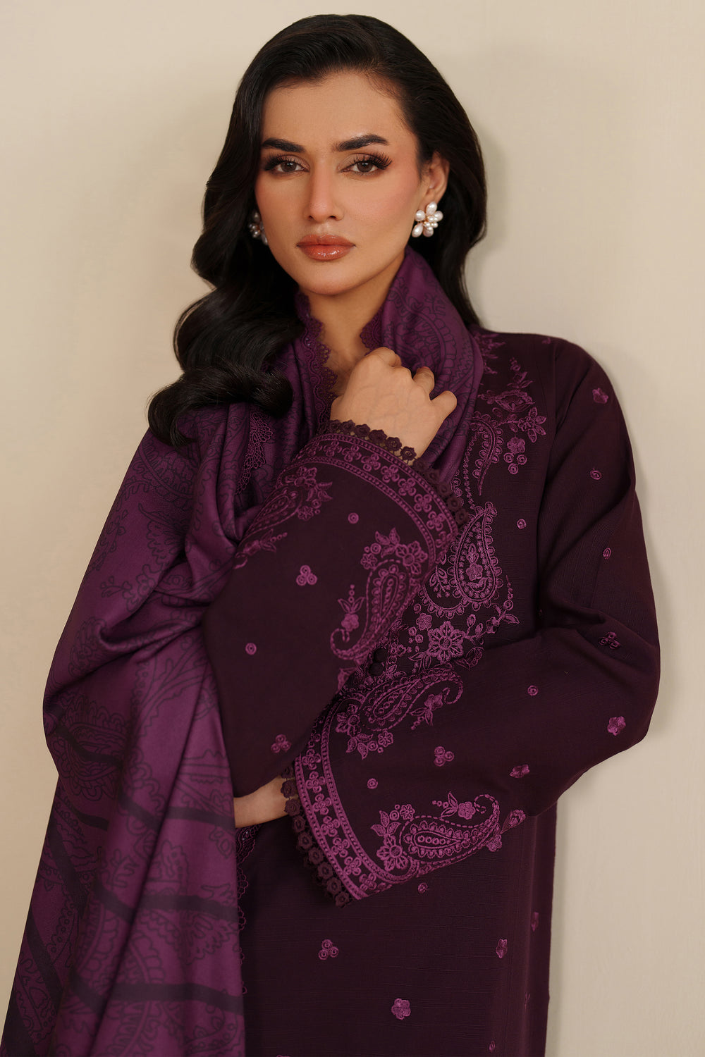 Farasha | Winter Spell 25 | Violett - Official Farasha stockist in UK - Sakeena London