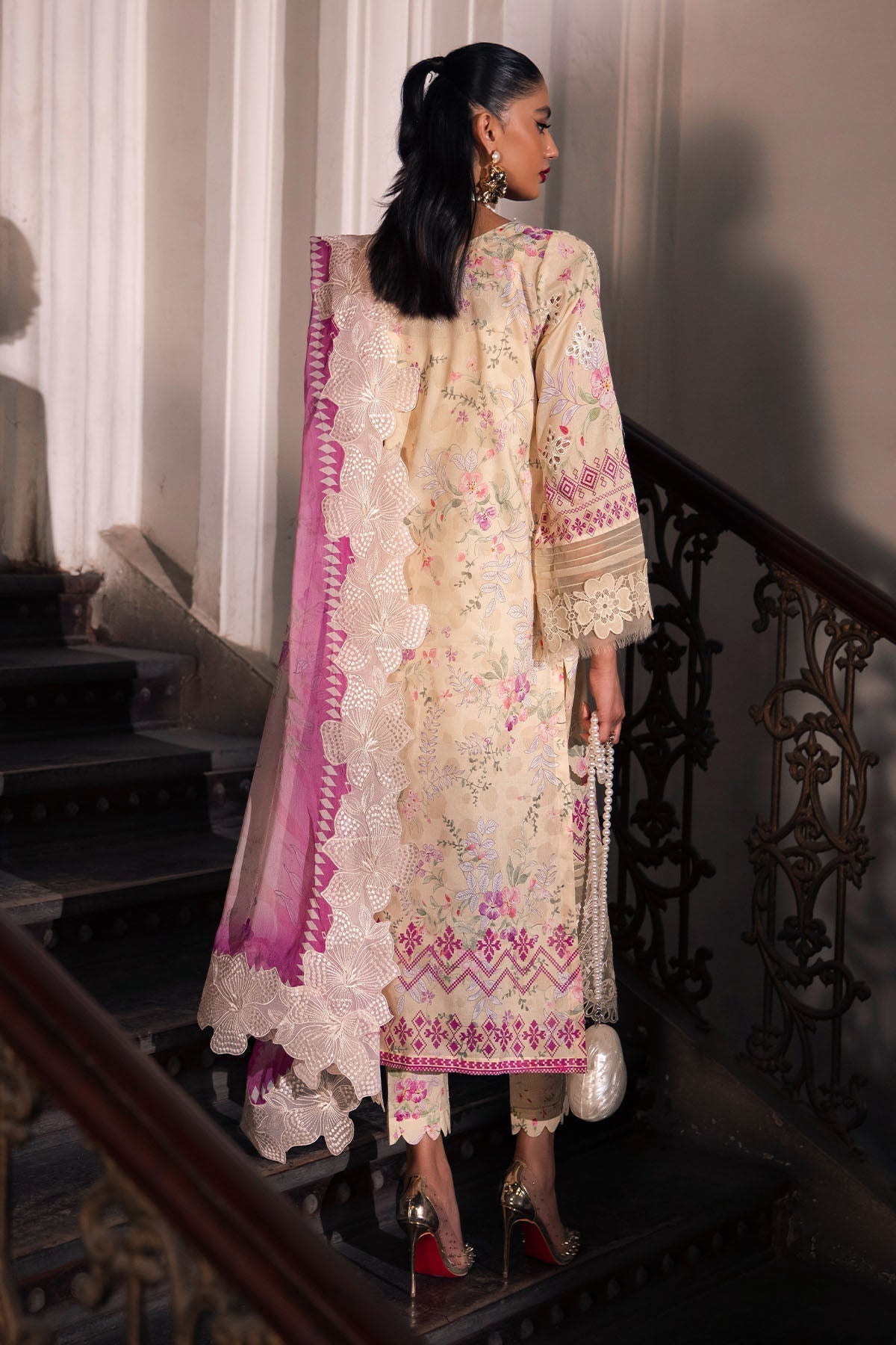 Nureh | Glam Girl Lawn | GL-14 - Official Nureh stockist in UK - Sakeena London