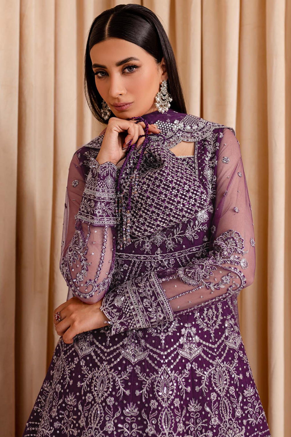 Farasha | Lumiere Formals | Plum Passion - Official Farasha stockist in UK - Sakeena London