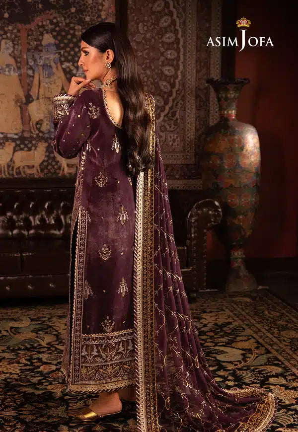 Asim Jofa | Makhmal Wedding Velvet 23 | AJMM-06 - Official Asim Jofa stockist in UK - Sakeena London