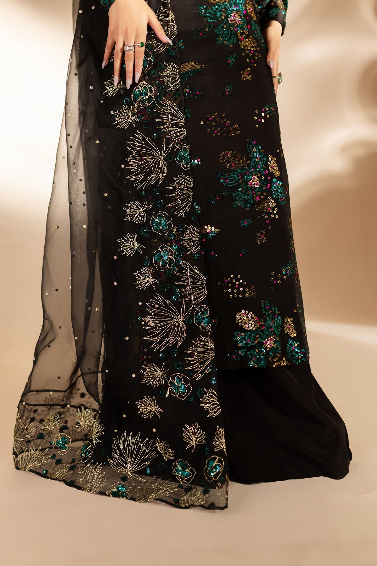 Nureh | Fancy Formals | TW-02 GOLDEN STARDUST - Official Nureh stockist in UK - Sakeena London
