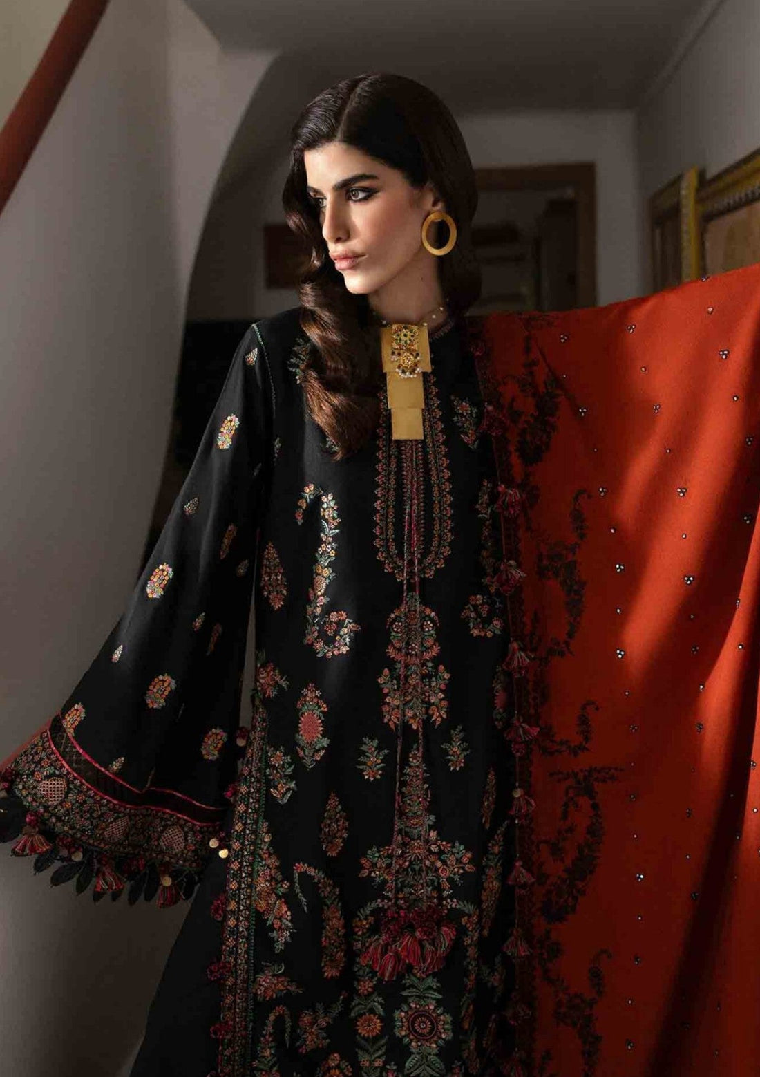Winter Collection - Hussain Rehar - Karandi A/W 24 - Sahe