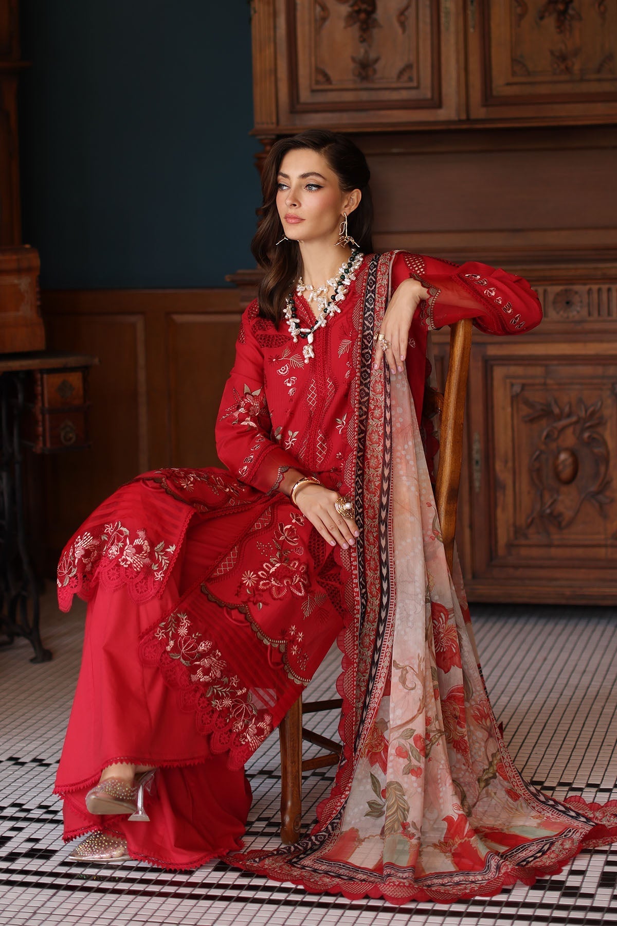 Nureh | Maya Lawn | NS-157 - Official Nureh stockist in UK - Sakeena London