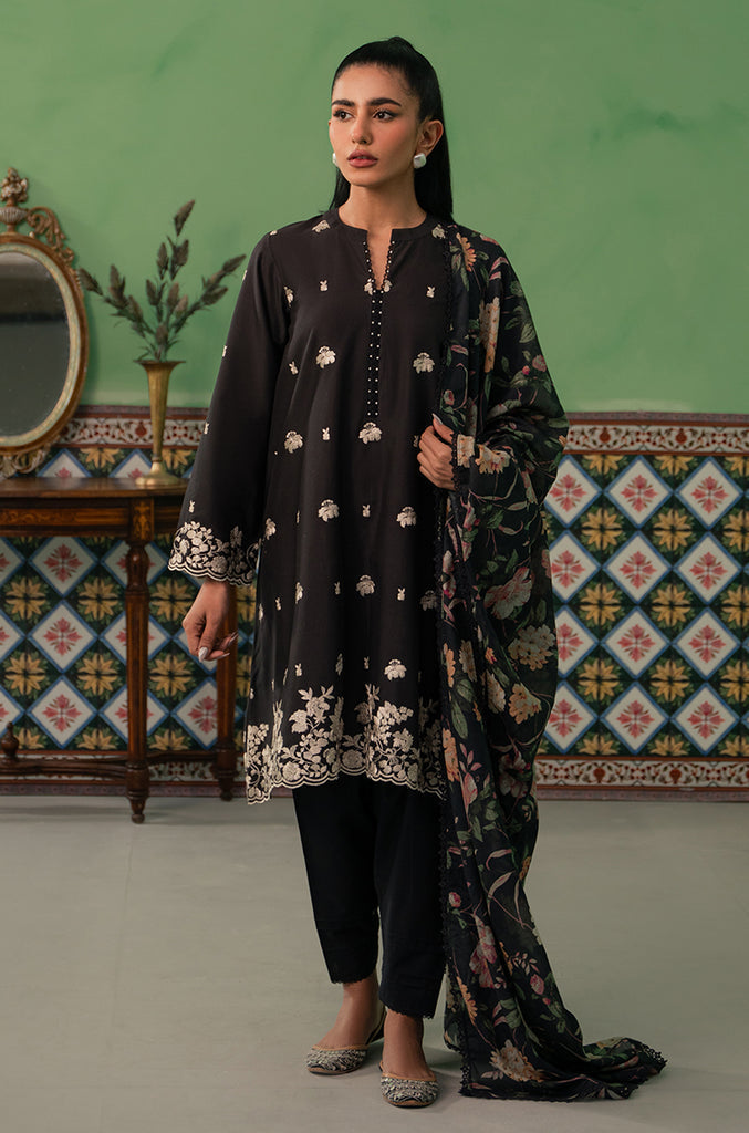 Cross Stitch | Mahiri Embroidered Lawn 24 | RAVEN FLORA - Official Cross Stitch stockist in UK - Sakeena London