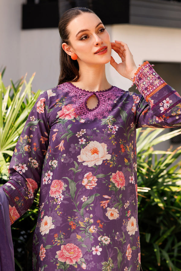 Farasha | Printed Essentials | Majestic Purple - Official Farasha stockist in UK - Sakeena London