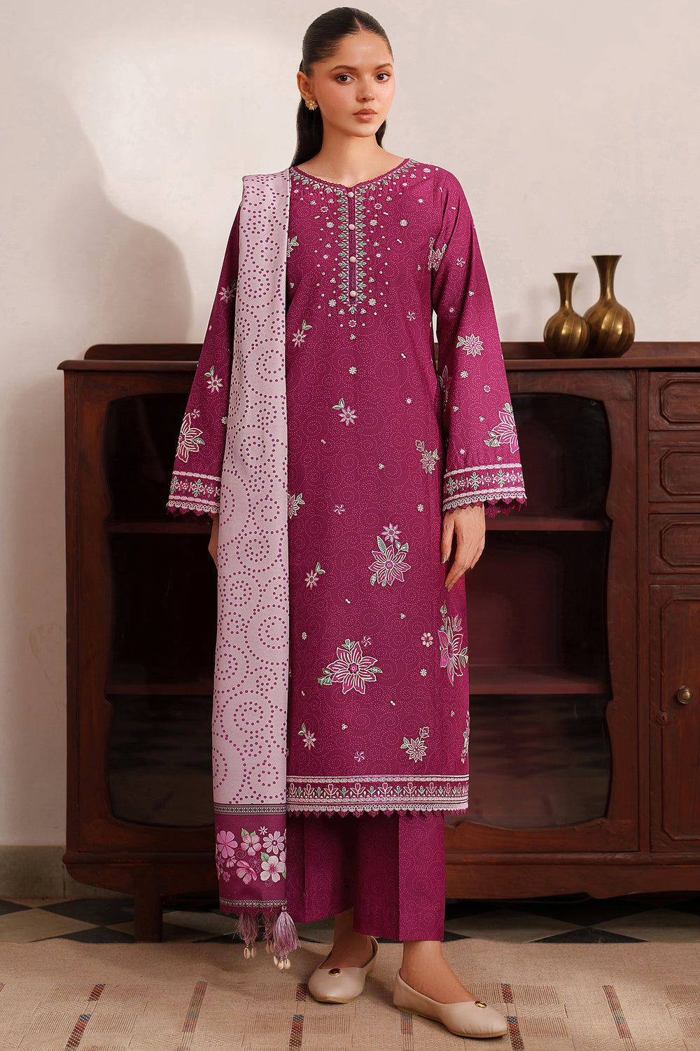 Farasha | Meline Premium Viscose 25 | Berry Blush - Official Farasha stockist in UK - Sakeena London