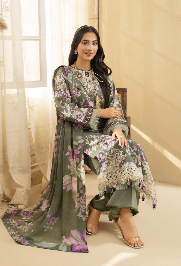 Humdum | Senora Lawn 25 | Senora - D06 - Official Humdum stockist in UK - Sakeena London