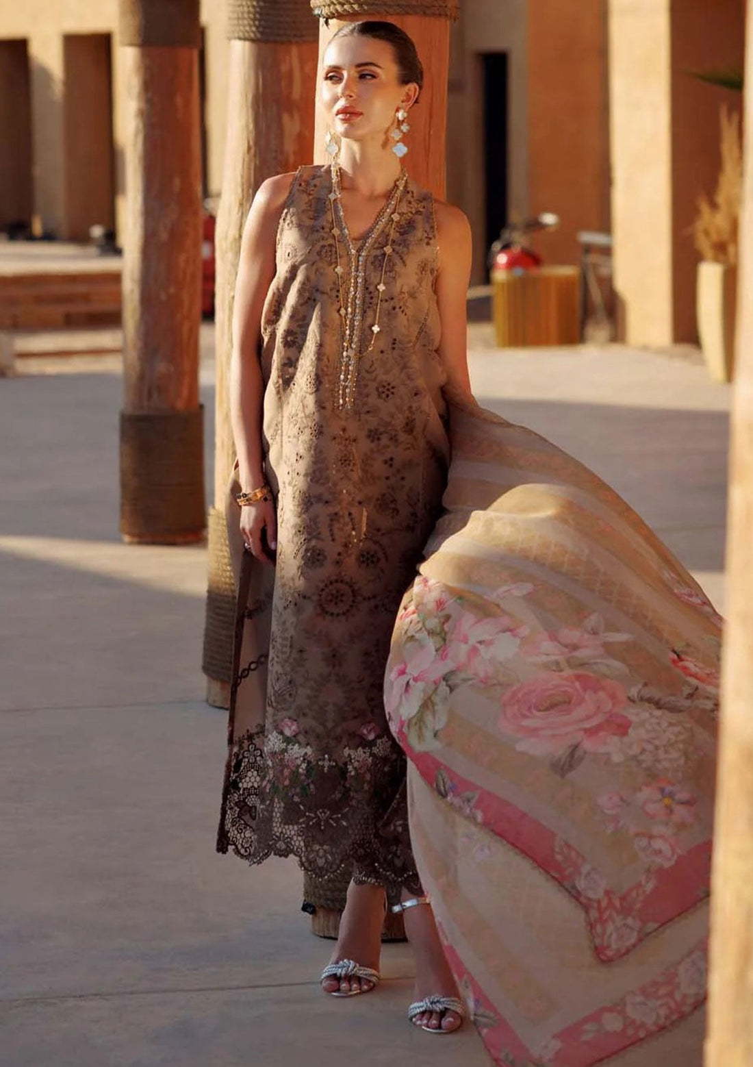 Lawn Collection - Noor by Saadia Asad - Eid Handwork LaserkariÃÂÃÂ Lawn - SL24#08