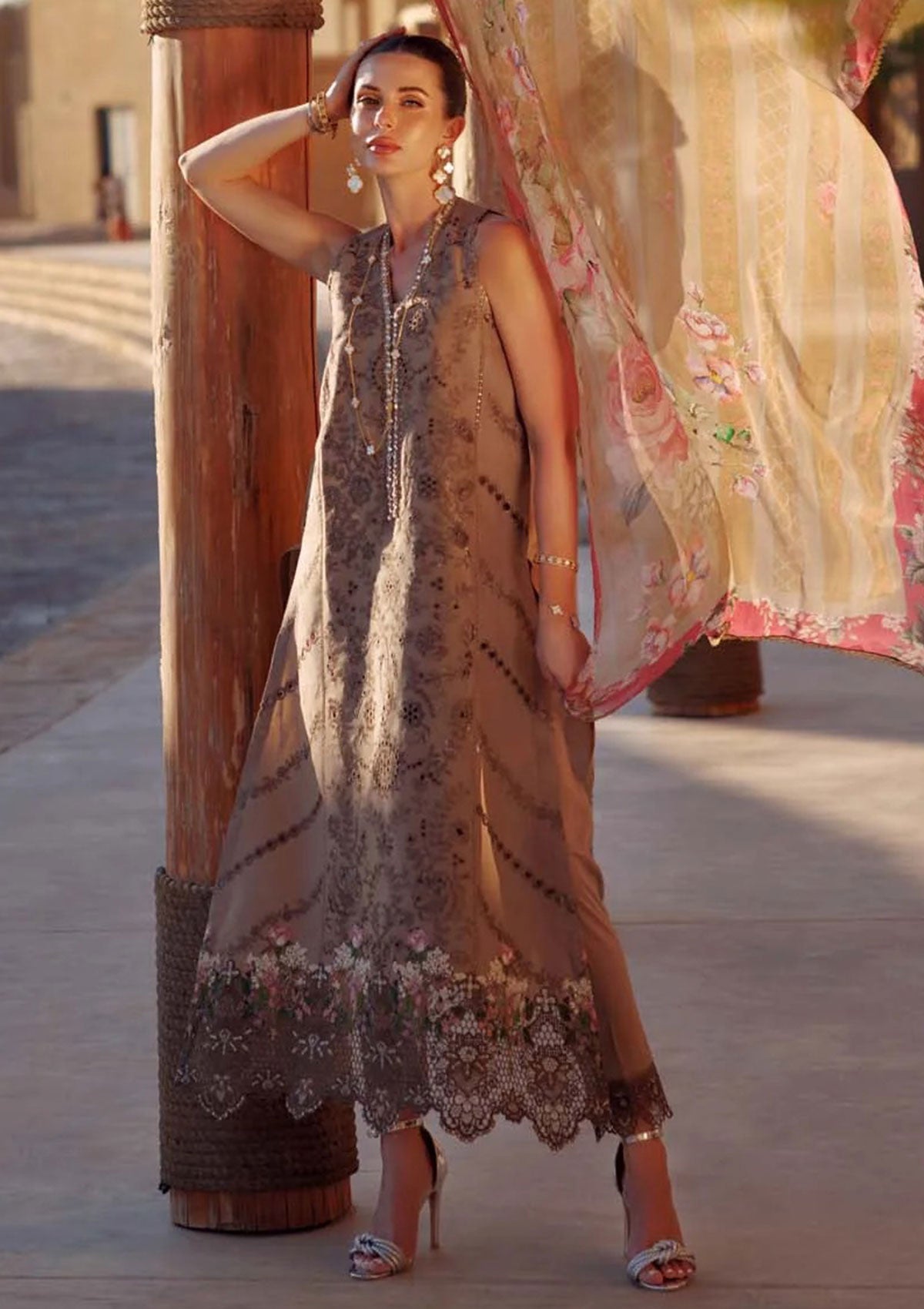 Lawn Collection - Noor by Saadia Asad - Eid Handwork LaserkariÃÂÃÂ Lawn - SL24#08