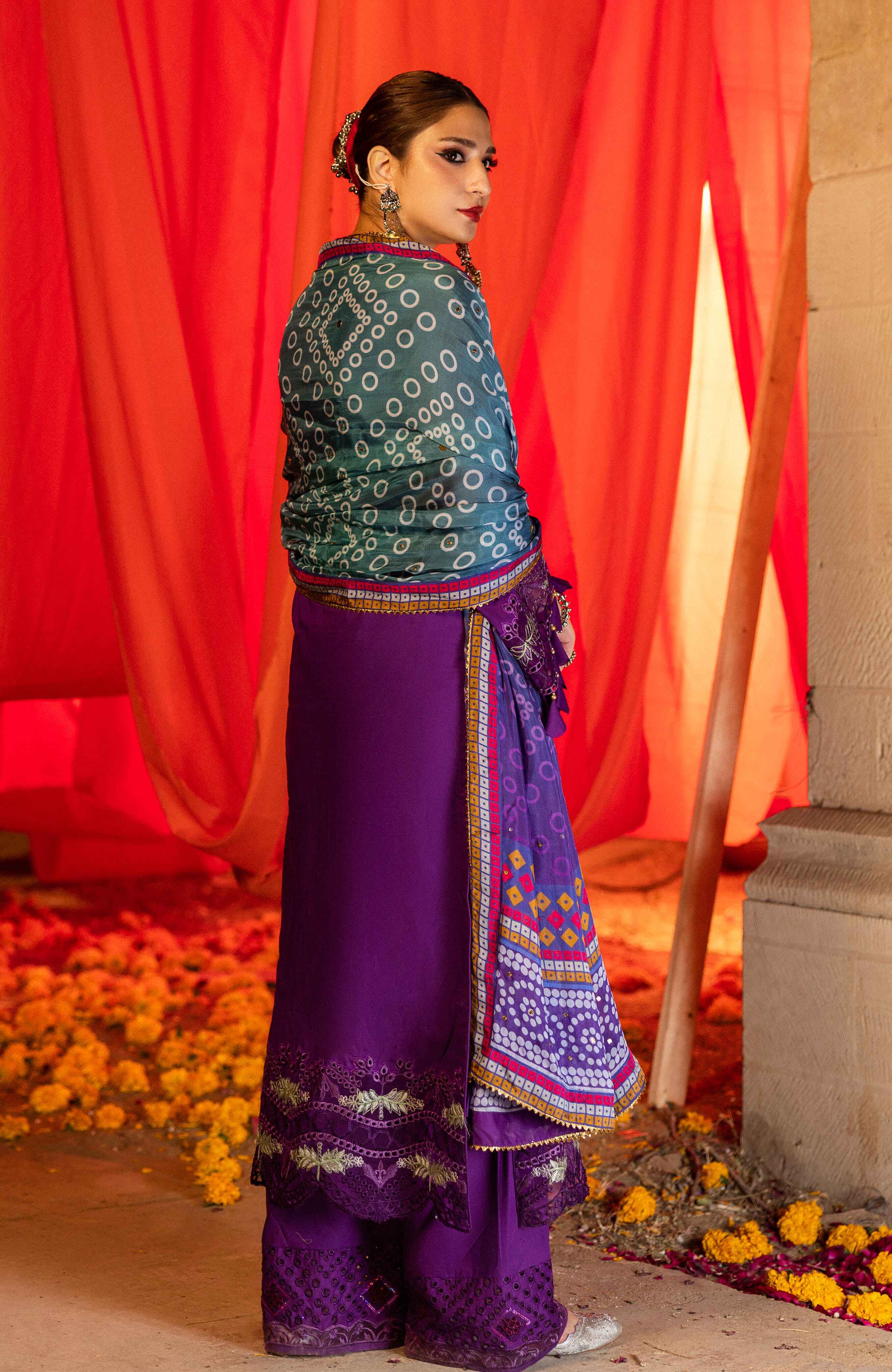 Al Zohaib | Bandhani The Tale of Jaipur 25 | BTJ-25-09 - Official Al Zohaib stockist in UK - Sakeena London